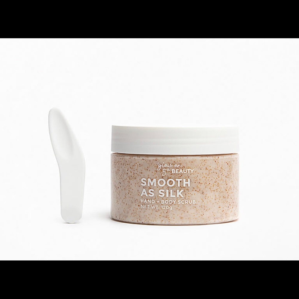 GLOW ON 5TH
Smooth As Silk Hand + Body Scrub